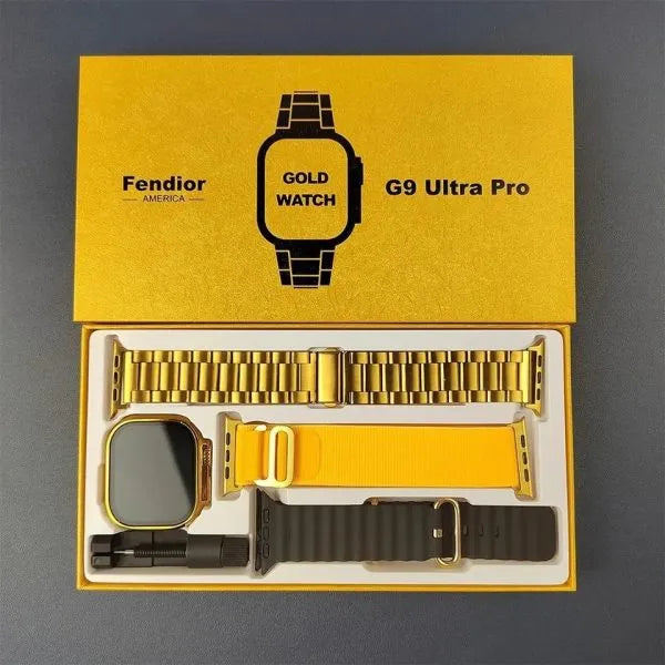 G9 Ultra Pro Smartwatch – Special Gold Rolex Edition